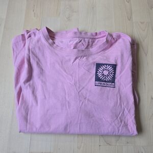 Life Is Good Long Sleeve Crusher Tee Surf Size Large